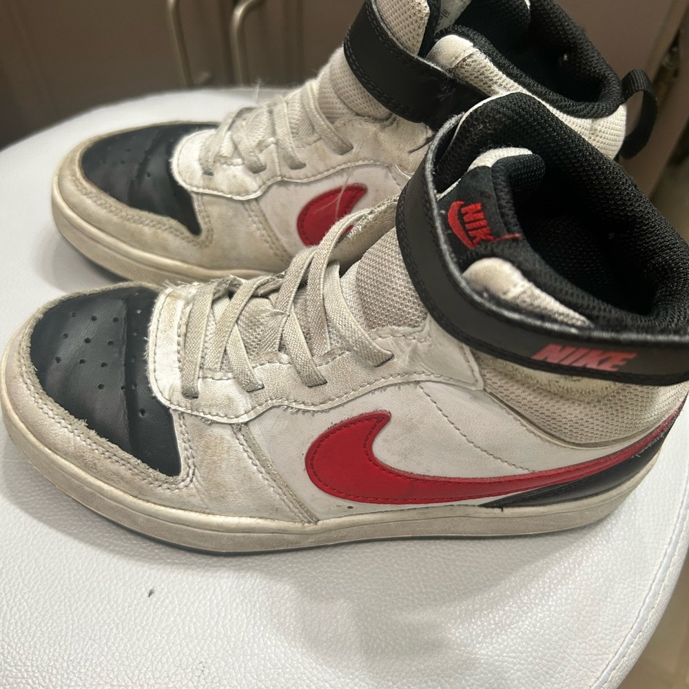 Nike Kids Sneakers - White, Red, Black